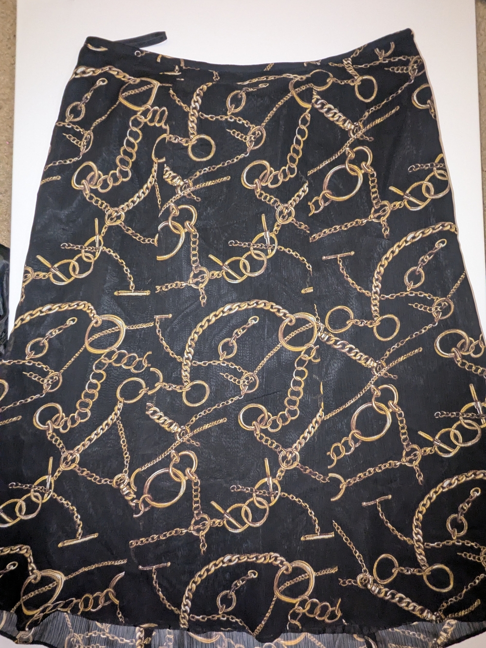 Evan Picone Midi Skirt with Equestrian Print